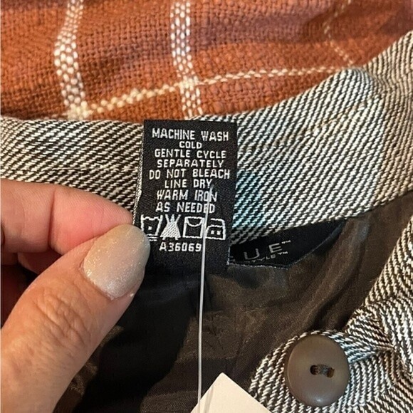 NWT Dialogue Women’s Grey Linen Blend Safari Jacket - Size 1X classic - Picture 3 of 7